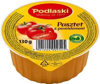 Pastete mit Tomaten - Pasztet z pomidorami 130g - Podlaski - Polskashop24