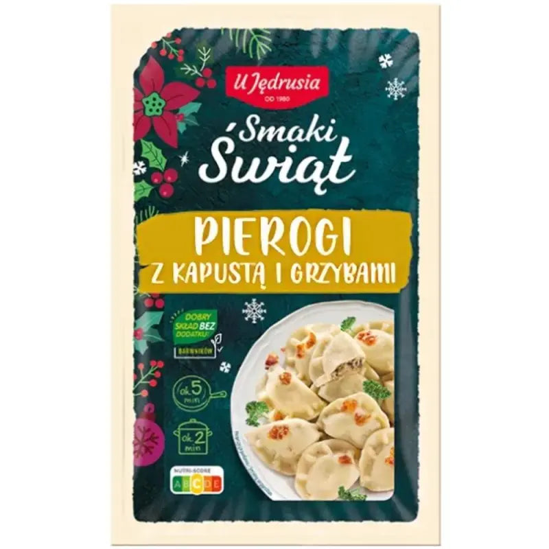Pierogi mit Sauerkraut & Pilzen Premium 300g - U Jędrusia