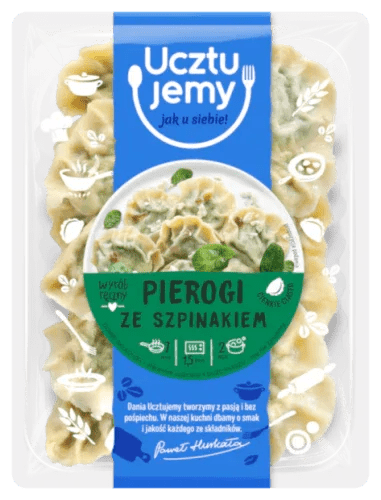 Piroggen mit Spinat - Pierogi ze szpinakiem 400g - UcztuJemy - Polskashop24