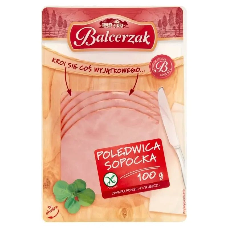 Poledwica Sopocka Lendenaufschnitt 100g - Balcerzak - Polskashop24
