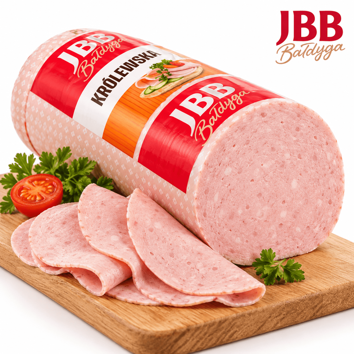 JBB Mielonka Królewska – polnische Fleischwurst aus Schweine- und Geflügelfleisch mit Serviervorschlag