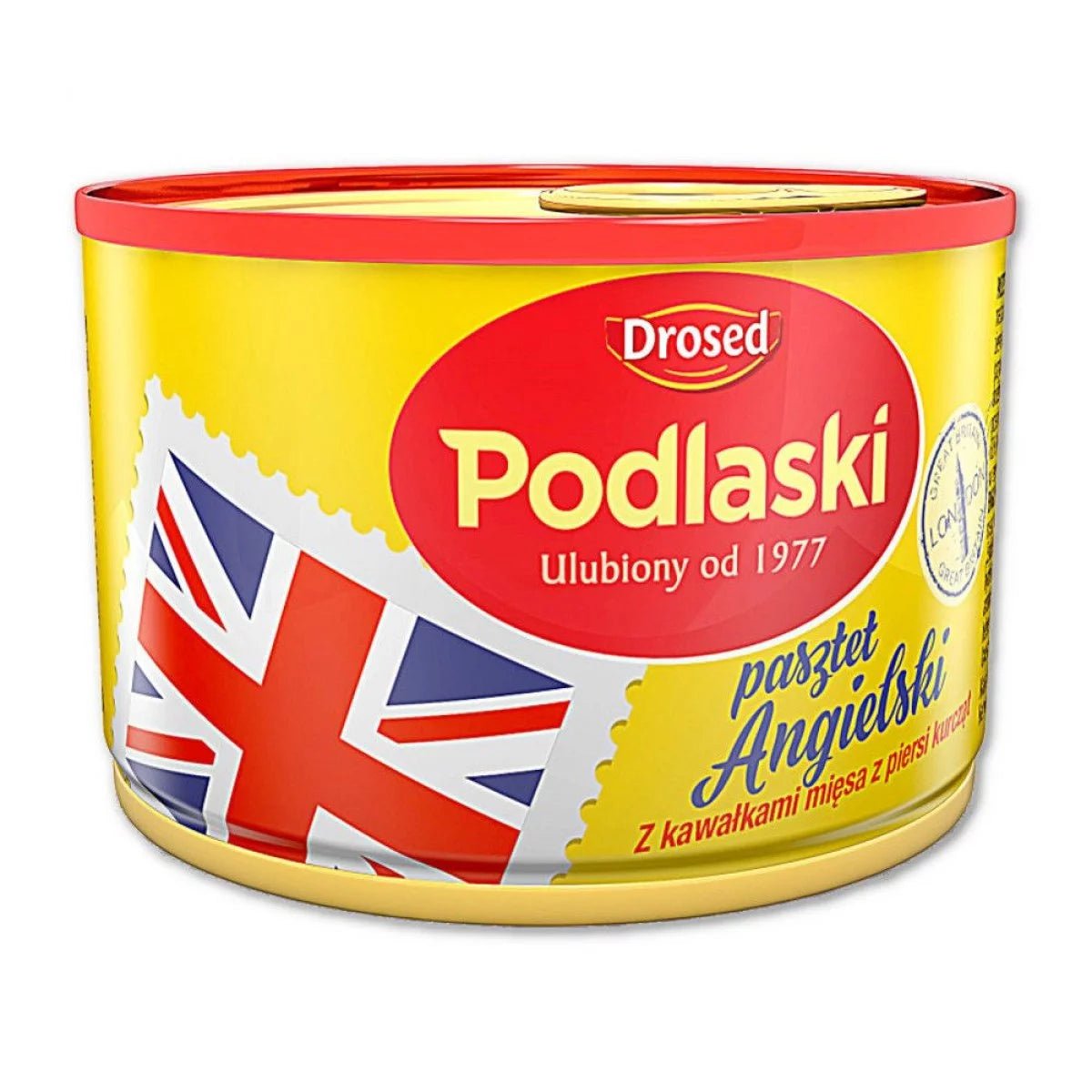 Polnische Geflügel - Pastete kaufen - Pasztet Angielski 160g Dose - Drosed - Polskashop24.de - Online Supermarkt mit Lebensmittel aus Polen