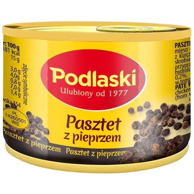 Polnische Geflügel - Pastete kaufen - Pasztet z pieprzem mit Pfeffer 155g - Podlaski - Polskashop24