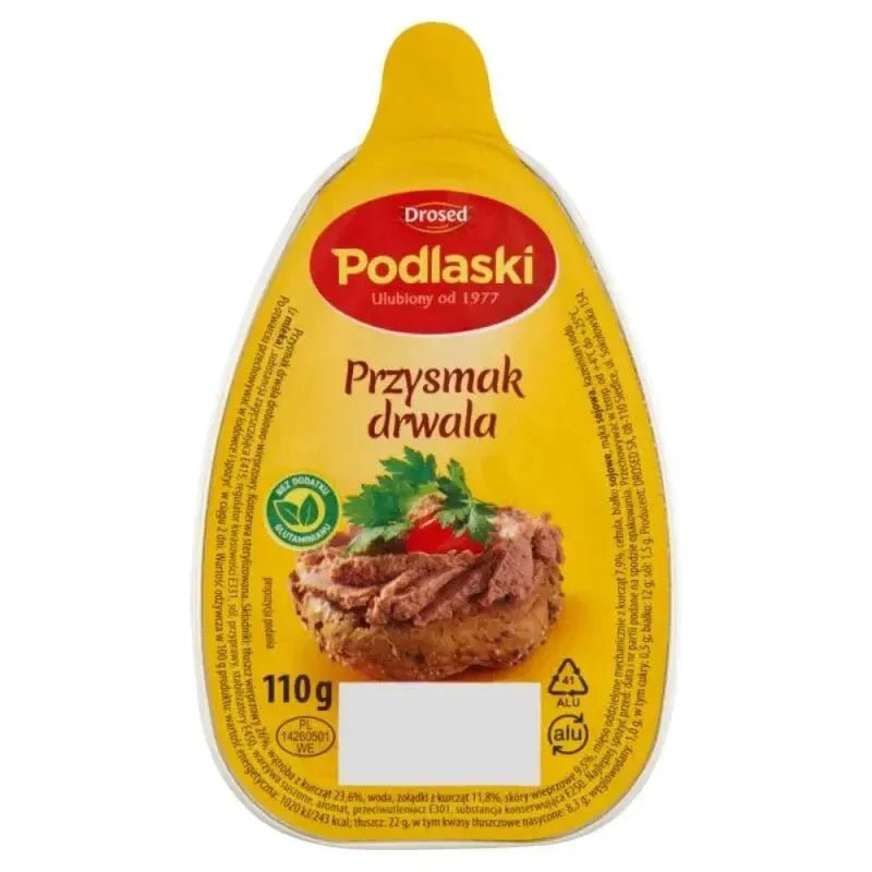Polnische Pastete kaufen - Przysmak Drwala Leberpastete 110g Dose - Podlaski - Polskashop24