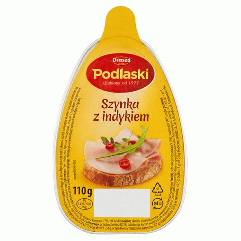 Polnischer Putenschinken kaufen - Szynka z Indyka 110g Dose - Drosed - Polskashop24
