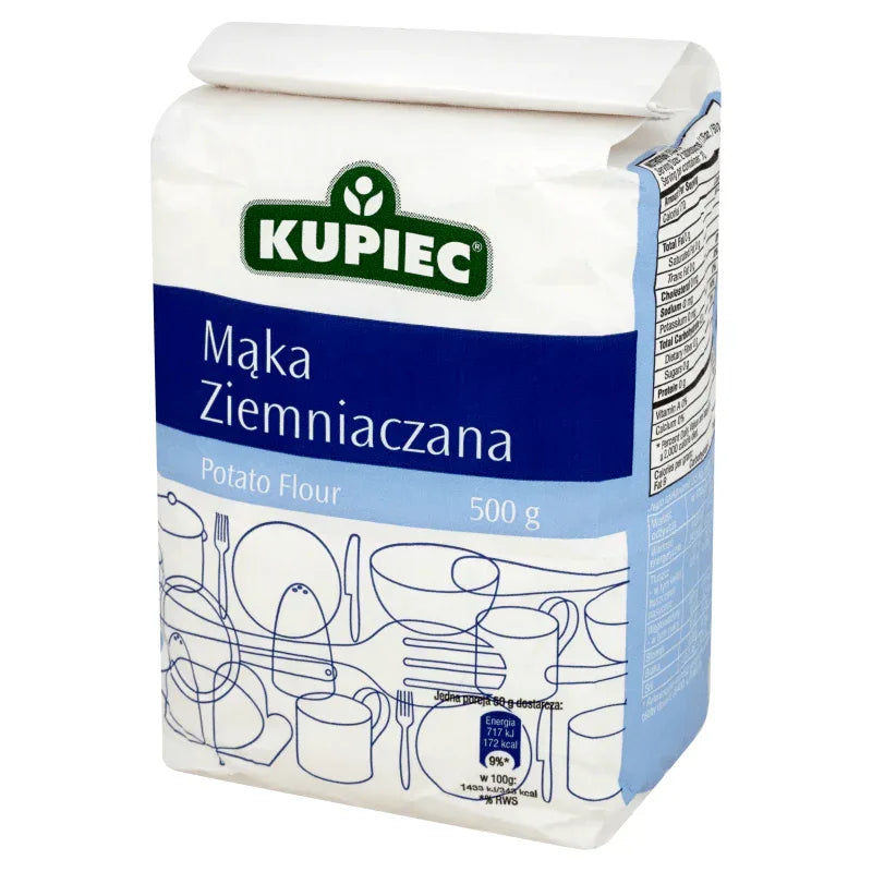 Polnisches Kartoffelmehl ''Maka ziemniaczana'' Kupiec 500g - Polskashop24.de - Online Supermarkt mit Lebensmittel aus Polen