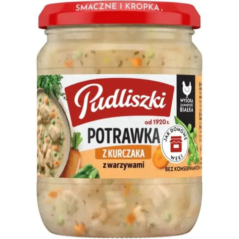 Potrawka z kurczaka z warzywami 440g - Pudliszki Hühner - Eintopf kaufen - Polskashop24