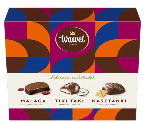 Pralinen - Mix Malaga Tiki Taki Kasztanki - Wawel - Polskashop24