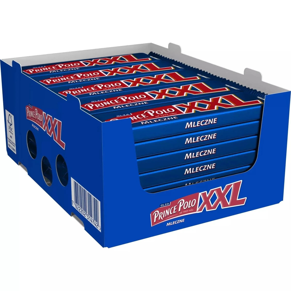 Prince Polo XXL Milchschokoladen - Geschmack - 45g x 35 Stück - Polskashop24