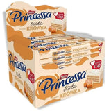 Princessa biala krowka - Weisse Schokolade Karamellriegel 30x40g Nestle - Polskashop24