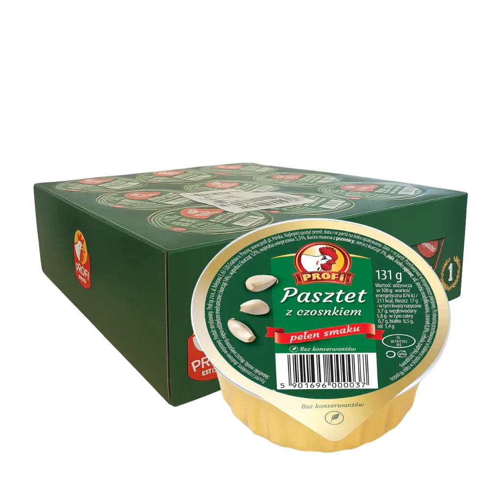 Profi Knoblauchpastete Konserve 131g - 24er Karton (3,14 kg) - Polskashop24