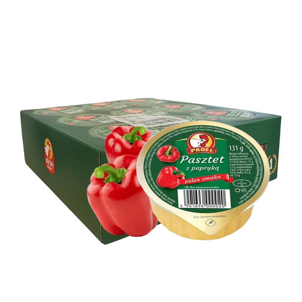 Profi Paprikapastete Konserve 131g - 24er Karton (3,14 kg) - Polskashop24