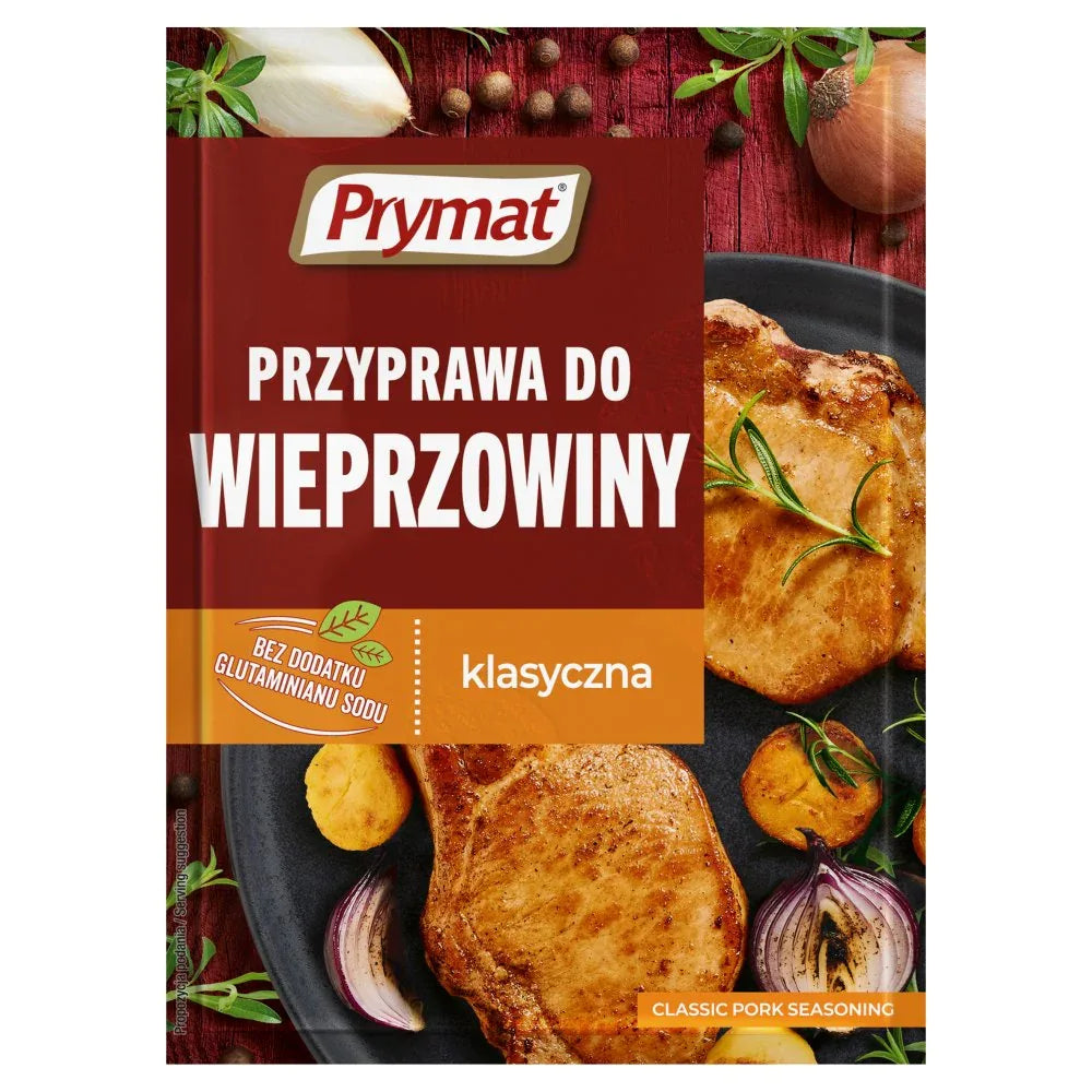 Prymat Przyprawa do Wieprzowiny Schweinefleischgewürz klassisch 30g Packung polnische Gewürze Fleischgewürz