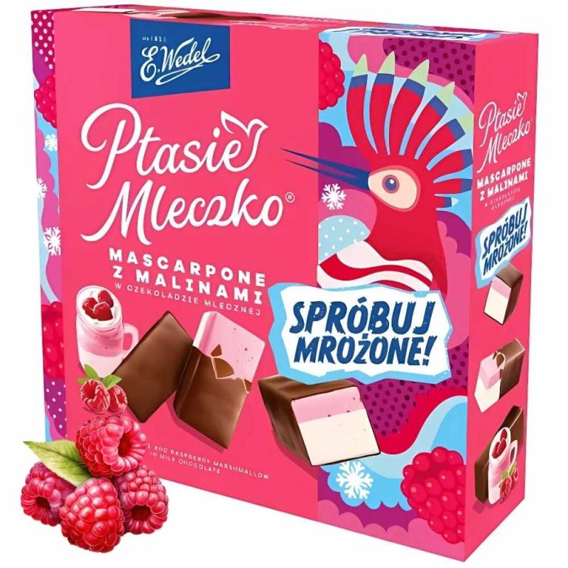 Ptasie Mleczko® – Erdbeer-Pianka in zartschmelzender Milchschokolade, 360 g