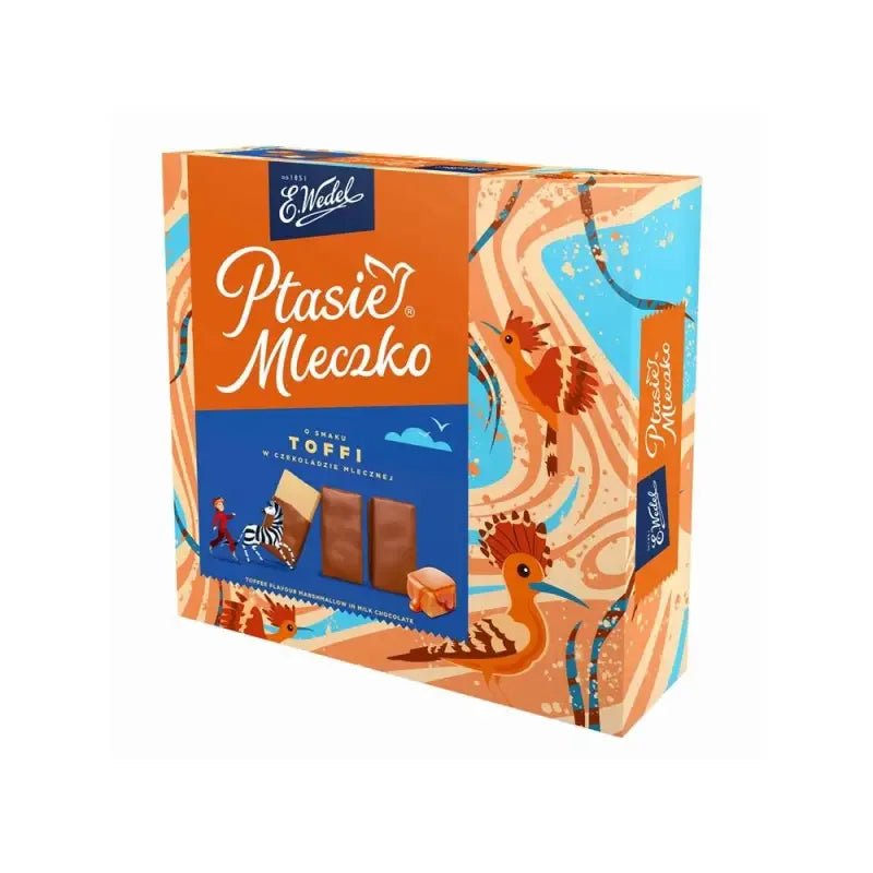 Ptasie Mleczko Toffee in Milchschokolade 340g - Wedel - Polskashop24