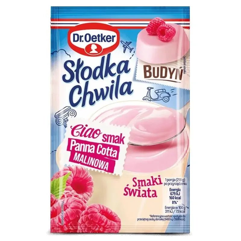 Pudding Słodka Chwila Panna Cotta Himberre - Słodka Chwila Panna Cotta malinowy 43g - Dr. Oetker - Polskashop24