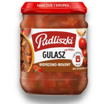 Pudliszki Gulasch Schweine - und Rindfleisch 4er Karton kaufen - 4x460g (1840g) polnisches Fertiggericht - Polskashop24.de - Online Supermarkt mit Lebensmittel aus Polen