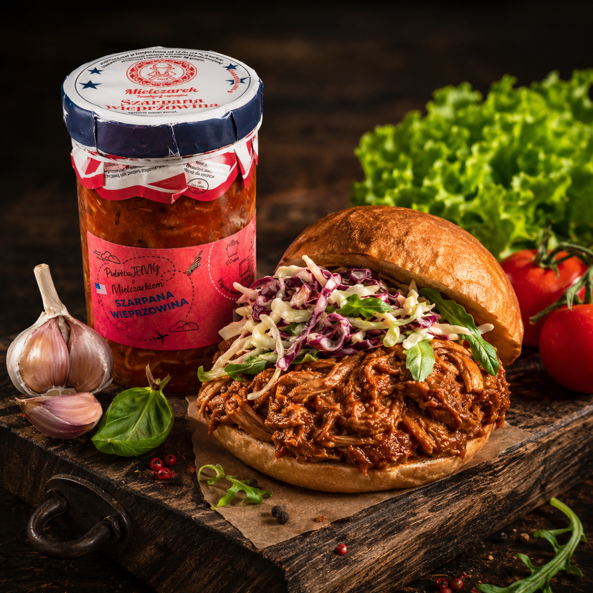 Pulled Pork 490g - Mielczarek - Polskashop24