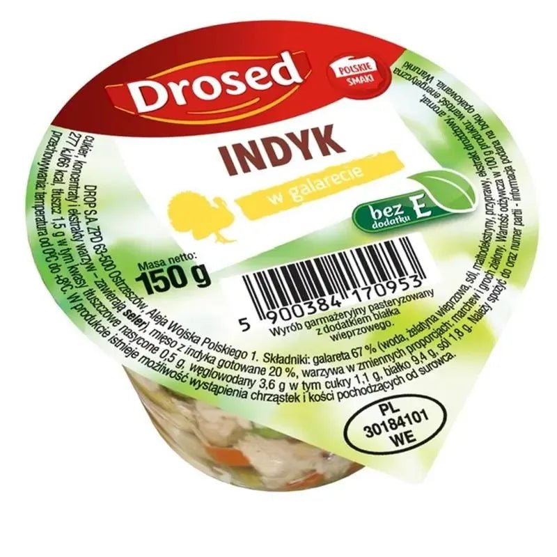 Putenfleisch - Aspik Indyk w Galarecie 150g - Drosed - Polskashop24