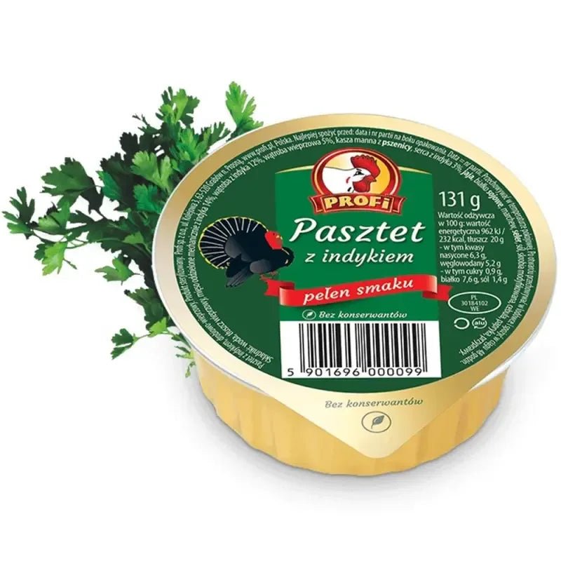 Putenfleisch - Brotaufstrich - Pasztet z Indykiem 131g - Profi - Polskashop24