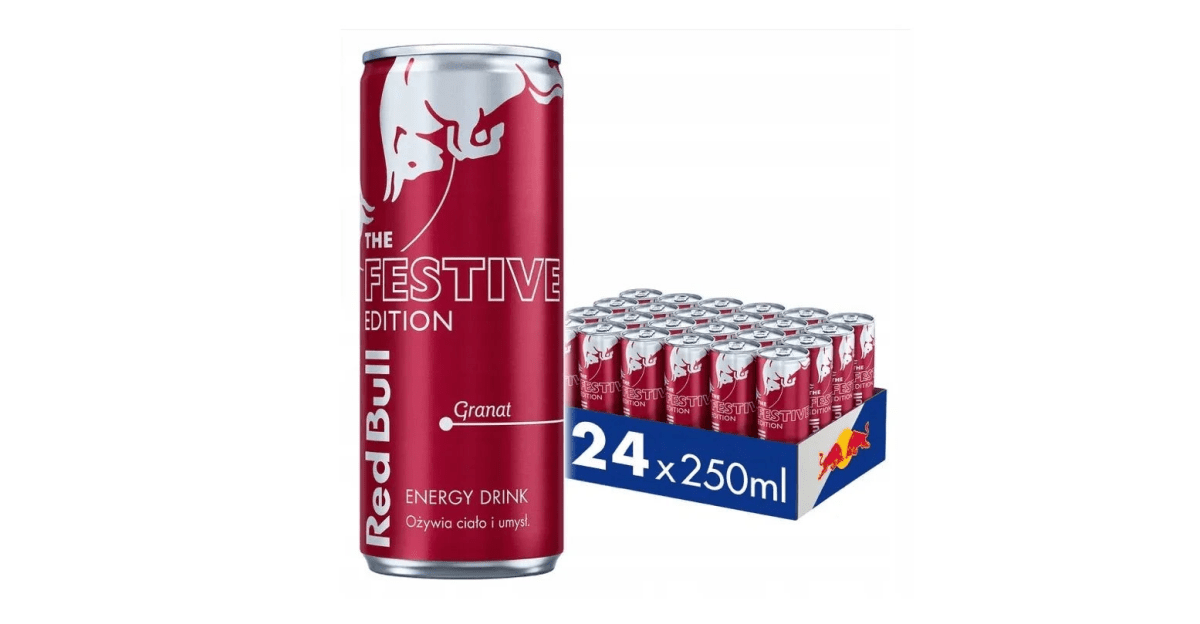 Red Bull Festival Edition Granatapfel 24x250ml Tray (zzgl. 6,00€ Pfand) - Polskashop24