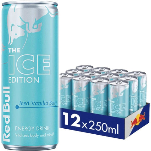 Red Bull Iced Vanilla Berry 250ml [12 Tray] (zzgl. 3,00€ Pfand) - Polskashop24