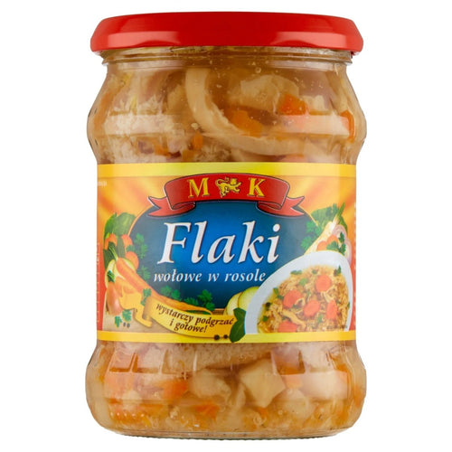 Rinderkutteln in Brühe - Flaki w rosole 500g - MK - Polskashop24