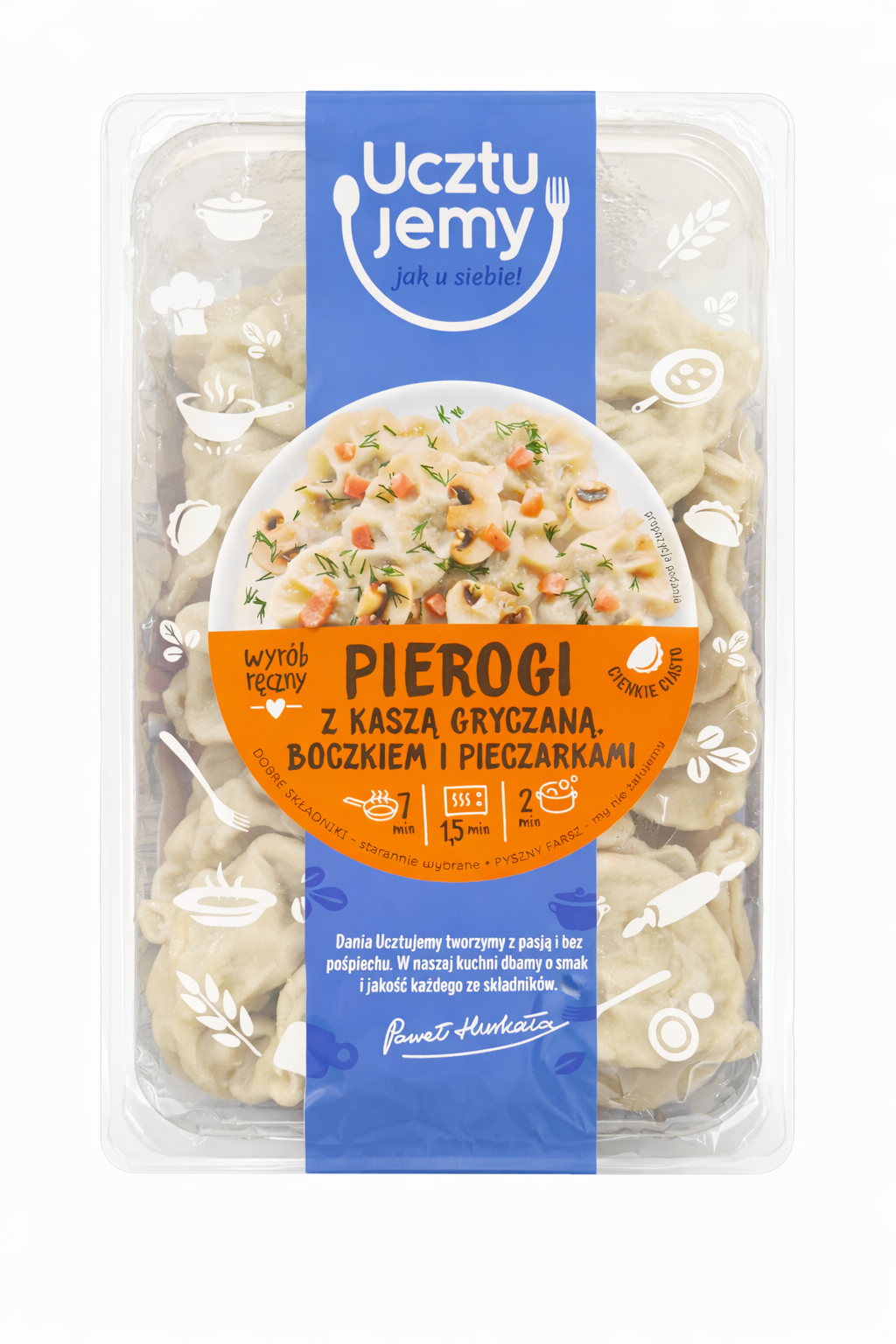 Pierogi mit Buchweizen, Speck & Pilzen 400g