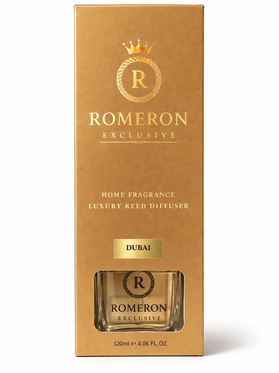 Romeron Exclusive Dubai Luxury Reed Diffuser 120ml - Polskashop24
