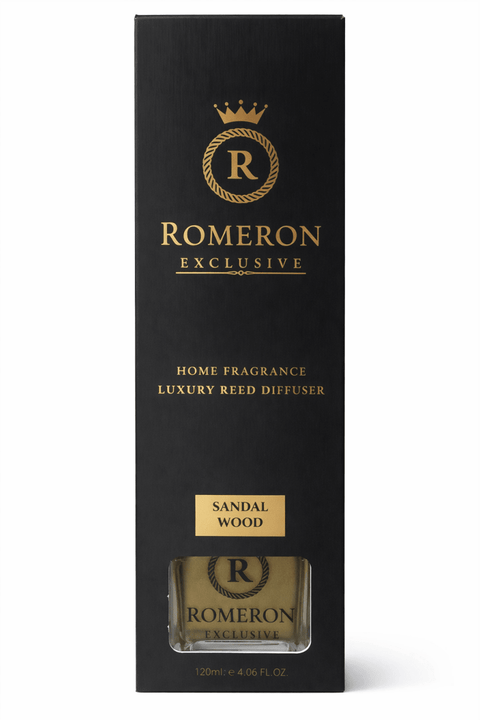 Romeron Exclusive Sandalwood Luxury Reed Diffuser 120ml - Polskashop24