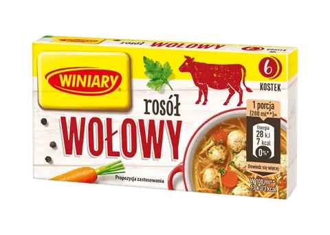 Rosół Rinderbrühe - Winiary Rosół wołowy 60g - Winiary - Polskashop24