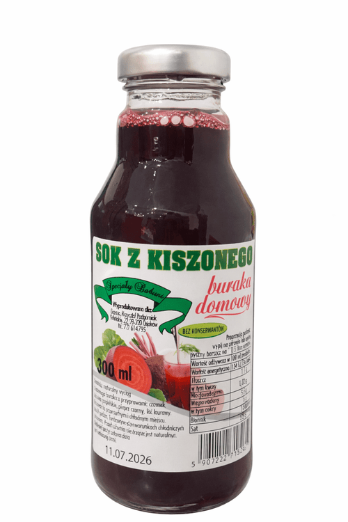 Rote - Bete - Saft Sok z kiszonego buraka 300ml - Polskashop24