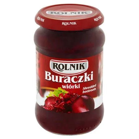 Rote - Bete - Streifen mariniert - Buraczki wiórki 350g/175g - ROLNIK - Polskashop24