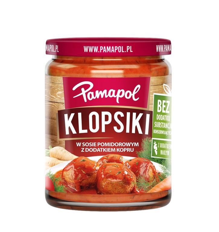 Pamapol Klopsiki 500g – Polnische Fleischbällchen