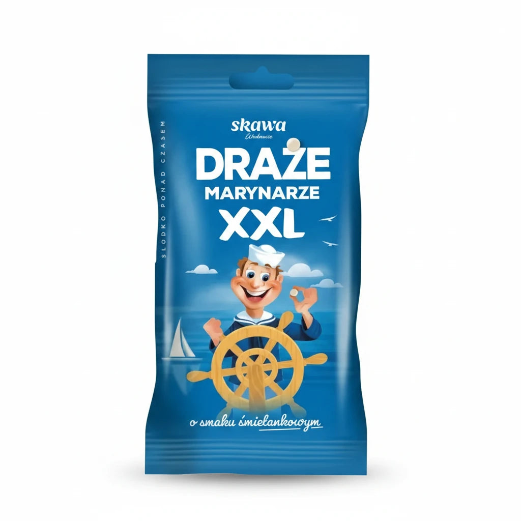 Sahne - Dragees Drażę Marynarz XXL 130g - Skawa - Polskashop24