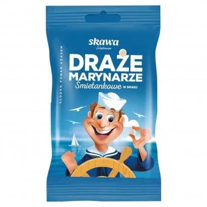 Sahne - Dragees draze Śmietankowe Marynarze 70g x 20 Stück Karton - Skawa - Polskashop24