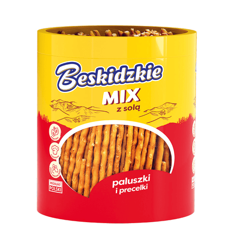 Salzstangen & Brezeln Mix Tuba Beskidzkie 275g - Aksam - Polskashop24