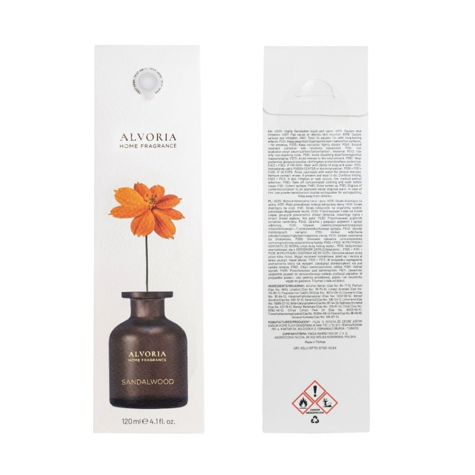 Sandalwood Raumduft Zapach Domowy 120ml - Alvoria - Polskashop24