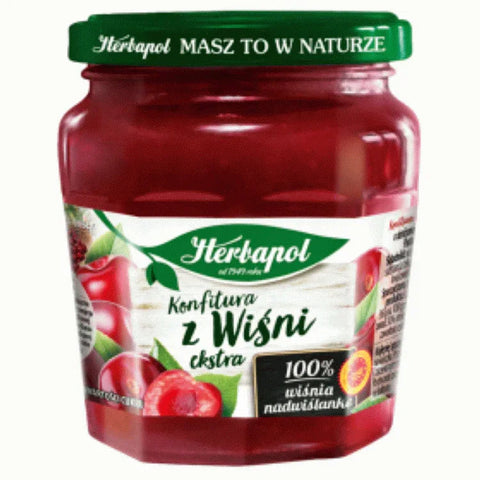 Sauerkirsch - Konfitüre extra - Konfitura z wiśni extra 240g - Herbapol - Polskashop24