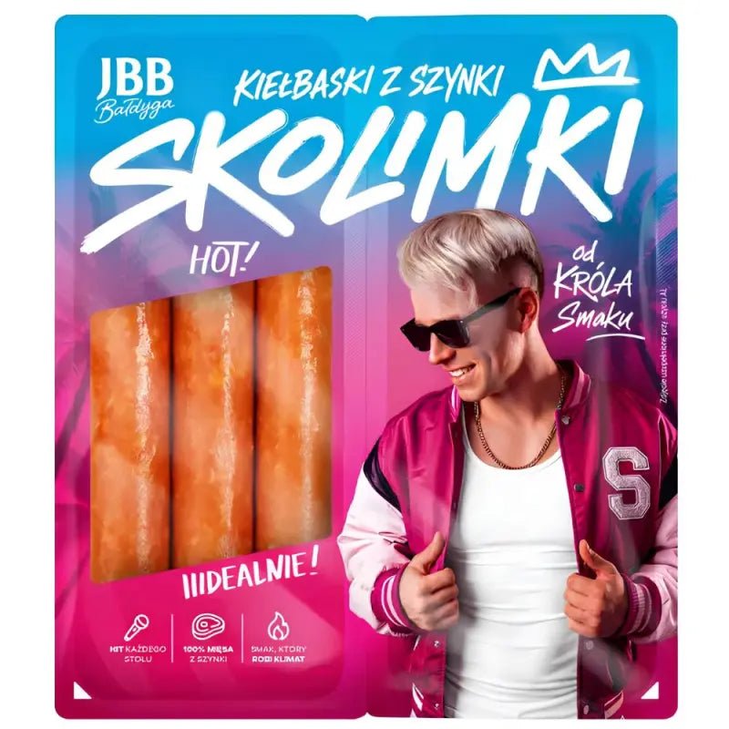Schinken-Würstchen Kielbaski z szynki Skolimki 220g - JBB - Polskashop24