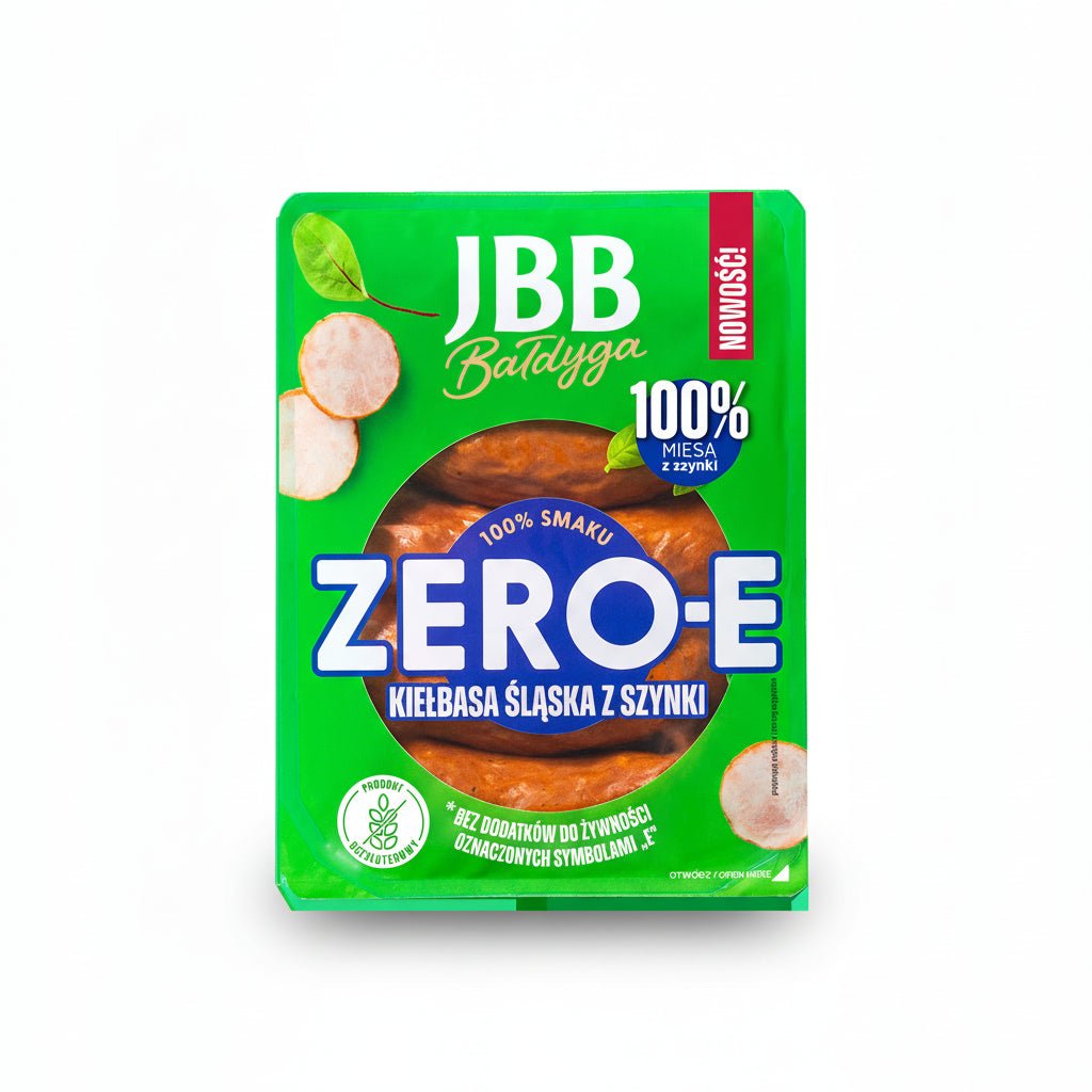 Schlesische Wurst Kiełbasa Śląska z Szynki Zero - E - JBB - Polskashop24