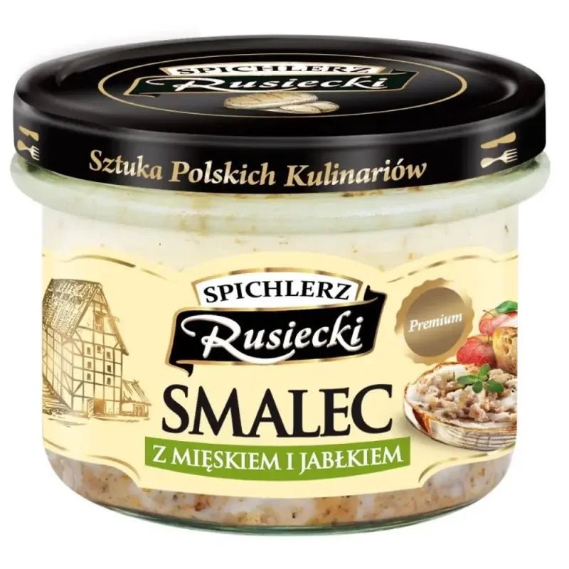 Schmalz mit Fleisch und Apfel 160g - Spichlerz Rusiecki - Polskashop24