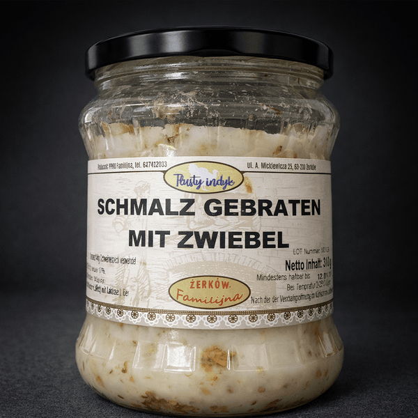 schmalz aufbewahren Schmalz mit Zwiebel Smalec z Cebulą 310g