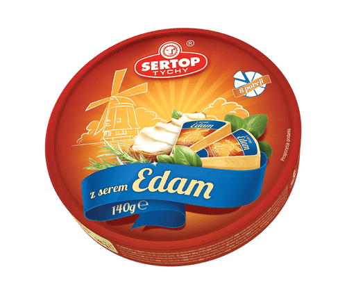 Schmelzkäse Edam 140g - Sertop - Polskashop24