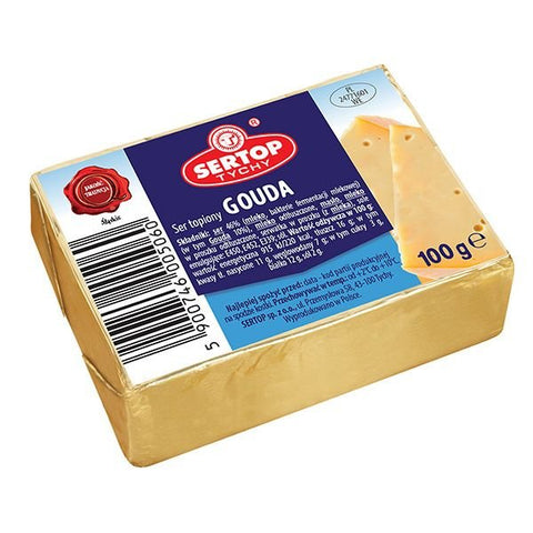 Schmelzkäse Gouda Ser Topiony 100g - Sertop - Polskashop24