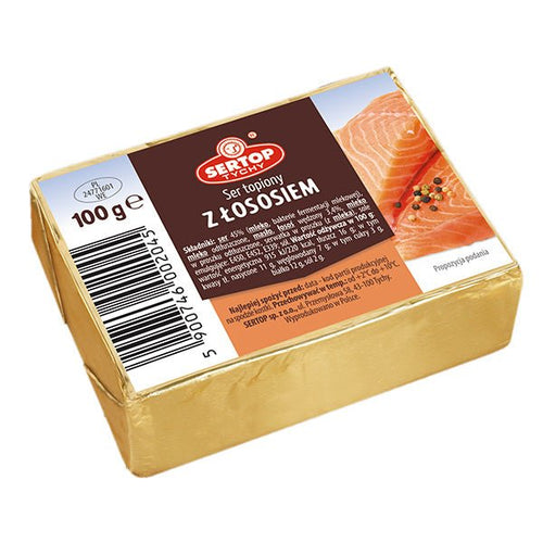 Schmelzkäse Lachs Ser Topiony z Łososiem 100g - Sertop - Polskashop24
