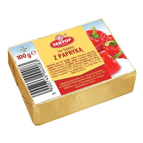 Schmelzkäse Paprika Ser Topiony z Papryką 100g - Sertop - Polskashop24