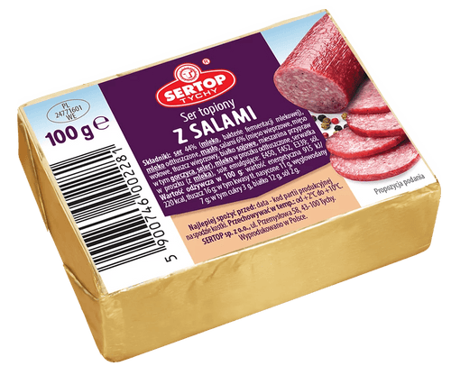 Schmelzkäse Salami Ser Topiony z Salami 100g - Sertop - Polskashop24