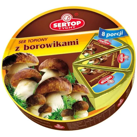 Schmelzkäse Steinpilz Serek Topiony Borowik 140g - Sertop - Polskashop24