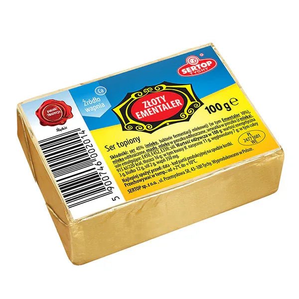 Schmelzkäse Złoty Ementaler Ser topiony 100g - Sertop - Polskashop24